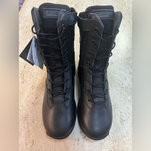 First Tactical 8in Side-Zip Duty Boot - Women's Size 7.5 Black MSRP 190.00 - Picture 6 of 7